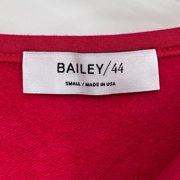 Bailey 44 Red Long Sleeve Basic Sweatshirt | Size S - Picture 2 of 6